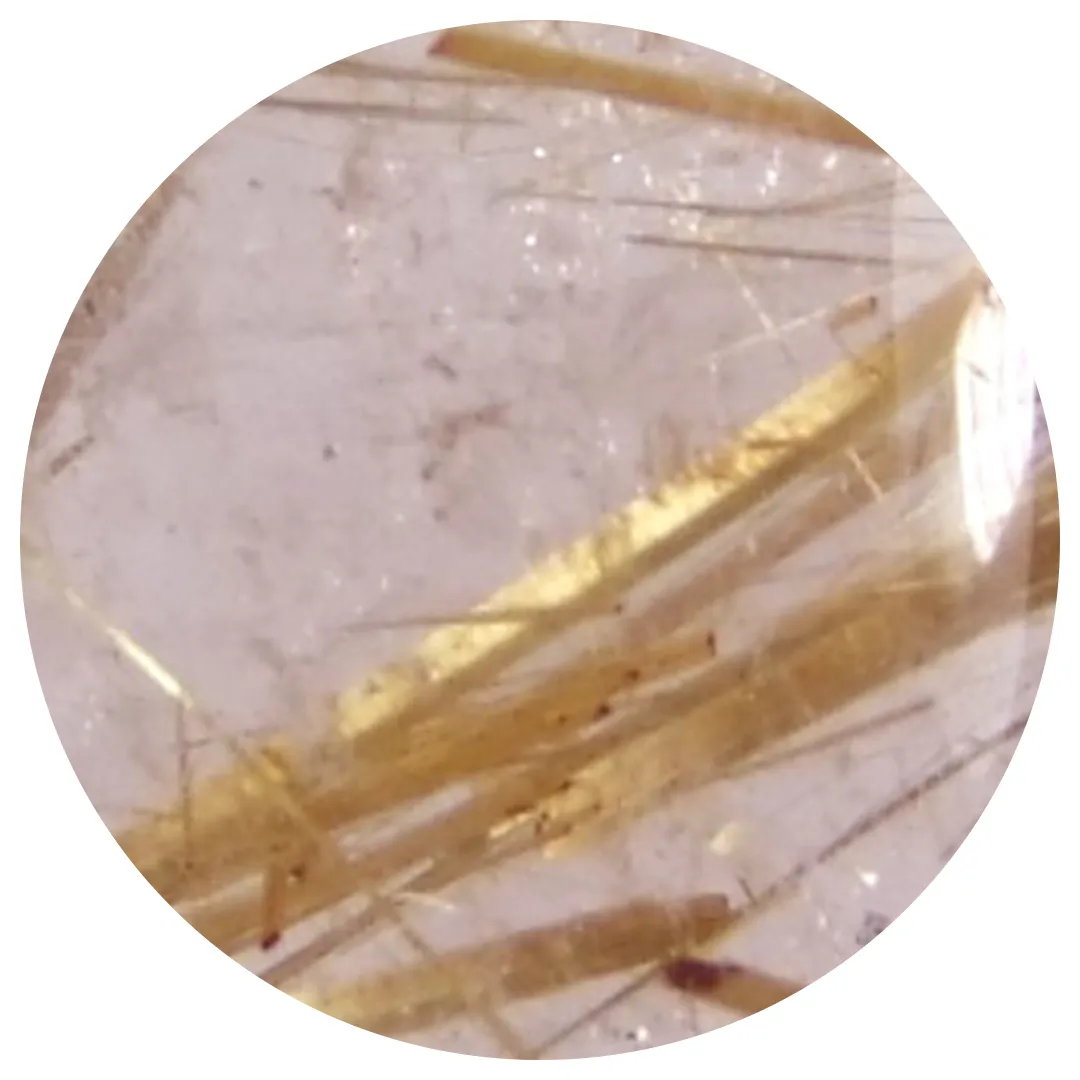 Quartz à inclusions de rutile